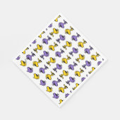 Woodstock Cool Sunbril Pattern Servet (Hoek)