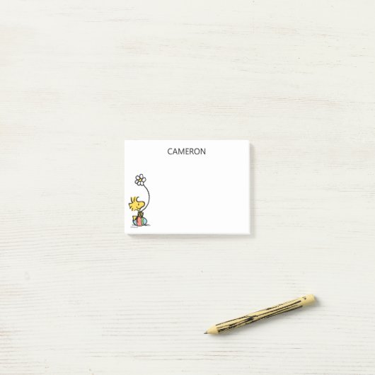 Woodstock Easter Egg Post-it® Notes (Op bureau)