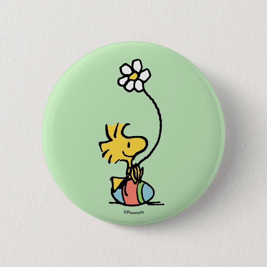 Woodstock Easter Egg Ronde Button 5,7 Cm (Voorkant)