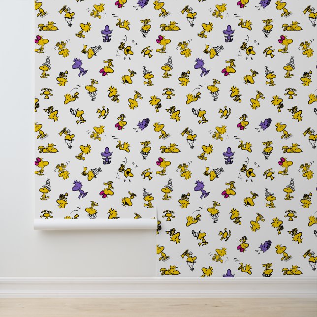 Woodstock Fun Pattern Behang (Applicatie)
