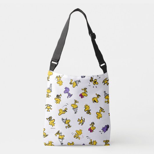 Woodstock Fun Pattern Crossbody Tas (Voorkant)