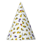 Woodstock Fun Pattern Feesthoedjes (Achterkant)