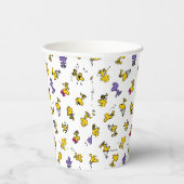 Woodstock Fun Pattern Papieren Bekers (Rechts)