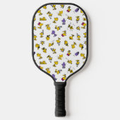 Woodstock Fun Pattern Pickleball Paddle (Voorkant)