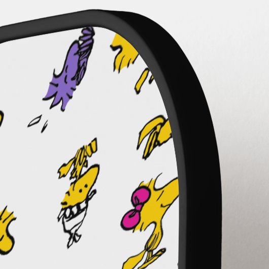 Woodstock Fun Pattern Pickleball Paddle (Links Detail)