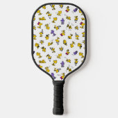 Woodstock Fun Pattern Pickleball Paddle (Achterkant)