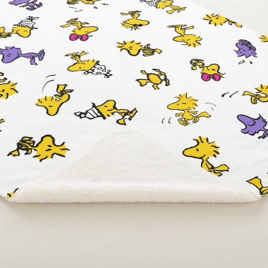 Woodstock Fun Pattern Sherpa Deken (3/4)