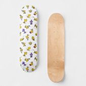 Woodstock Fun Pattern Skateboard (Voorkant)