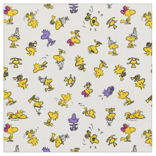 Woodstock Fun Pattern Stof
