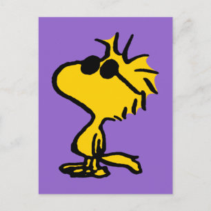 Woodstock in zonnebril briefkaart
