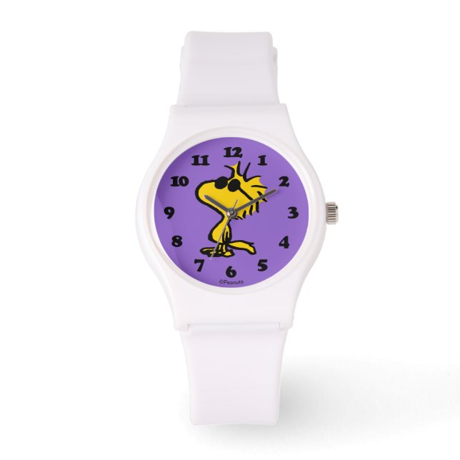 Woodstock in zonnebril horloge (Voorkant)