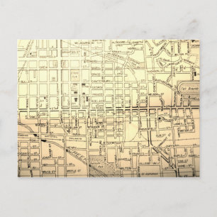 Woodstock, Ontario, Canada  Map Briefkaart
