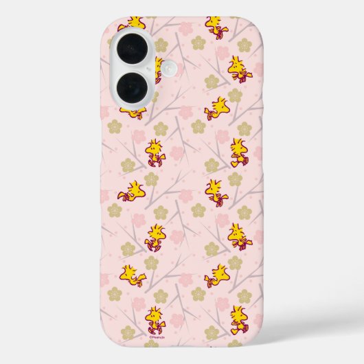 Woodstock Pink Cherry Blossom Pattern Case-Mate iPhone Case (Achterkant)