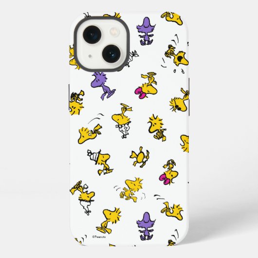 Woodstock pretpatroon iPhone hoesje (Achterkant)