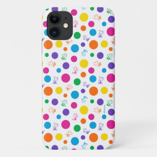 Woodstock Rainbow Polka Dot Pattern iPhone 11 Hoesje