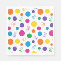 Woodstock Rainbow Polka Dot Pattern