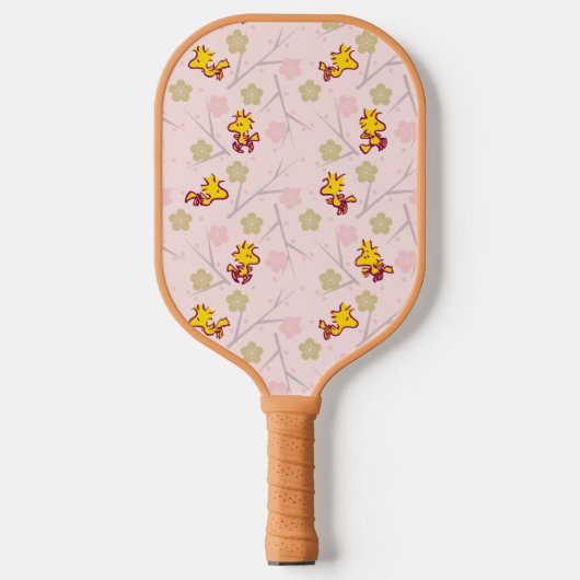 Woodstock Roze Cherry Blossom Pattern Pickleball Paddle (Voorkant)