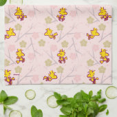 Woodstock Roze Cherry Blossom Pattern Theedoek (Gevouwen)