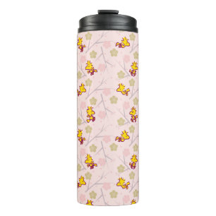 Woodstock Roze Cherry Blossom Pattern Thermosbeker