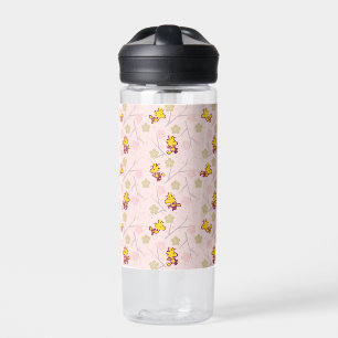 Woodstock Roze Cherry Blossom Pattern Waterfles