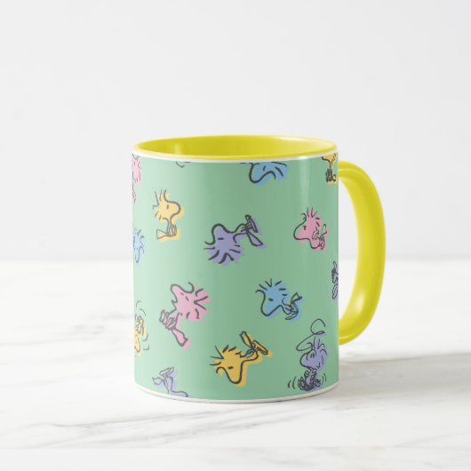 Woodstock Sugar Pop Art Pattern Mok (Voorkant rechts)