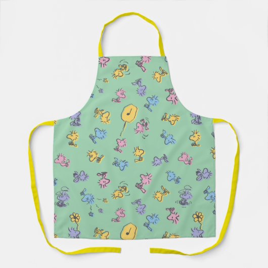 Woodstock Sugar Pop Art Pattern Schort (Voorkant)