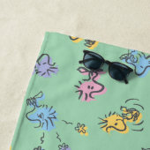 Woodstock Sugar Pop Art Pattern Strandlaken (In situ)