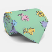 Woodstock Sugar Pop Art Pattern Stropdas (Opgerold)