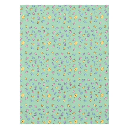 Woodstock Sugar Pop Art Pattern Tafelkleed (Voorkant)