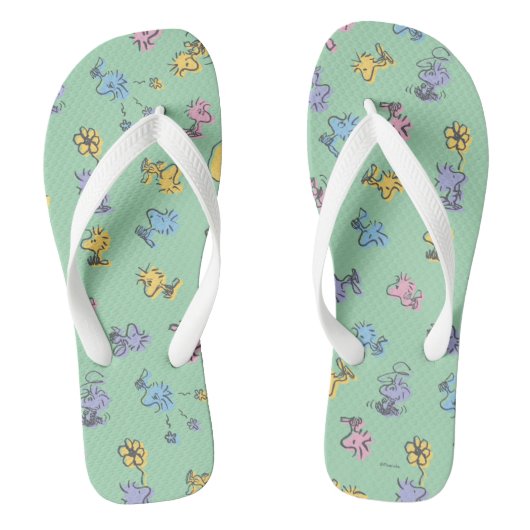 Woodstock Sugar Pop Art Pattern Teenslippers (Voetbed)