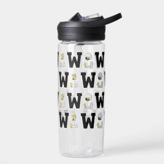 Woodstock Varsity Sports Letter Patroon Waterfles (Links)