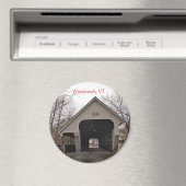 Woodstock, VT, overdekte brugmagneet Magneet (Insitu (Vaatwasser))