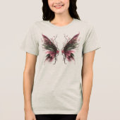Woodsy Butterfly 2 Tri-Blend Shirt (Voorkant)