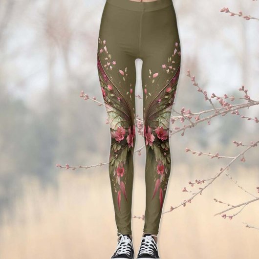 Woodsy Butterfly 3 Leggings
