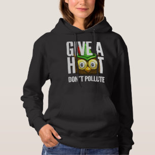 Woodsy Owl geeft een Woot geen Verstorte Vi Hoodie