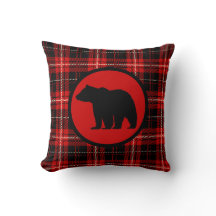 Woodsy Red Plaid Beer Print