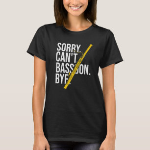 Woodwind Instrument Bassonist & Bassoon Player T-shirt