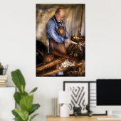 Woodworker - The Carpenter Poster (Thuiskantoor)