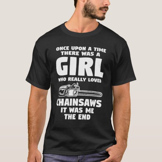 Woodworker Woodworking Chainsaw T-shirt (Voorkant)