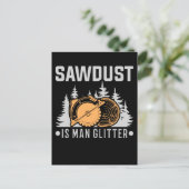 Woodworking Carpenter Dad Craftsman Funny Briefkaart (Staand voorkant)