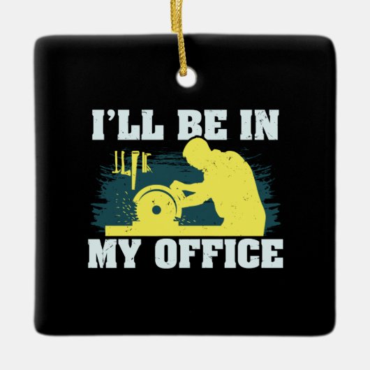 Woodworking Carpenter Gift Keramisch Ornament (Voorkant)