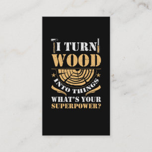 Woodworking Dad Craftsman Husband Carpenter Visitekaartje