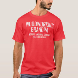Woodworking Grandpa Mannen Basic T-Shirt