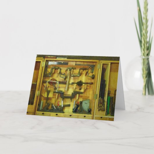 Woodworking Tools Kaart (Voorkant)