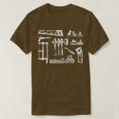  Woodworking Tools T-shirt (Design voorkant)