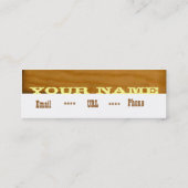 Woody - Gepersonaliseerd - Gepersonaliseerd Mini Visitekaartje (Achterkant)