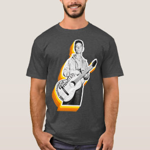 Woody Guthrie Retro Fade TS shirt