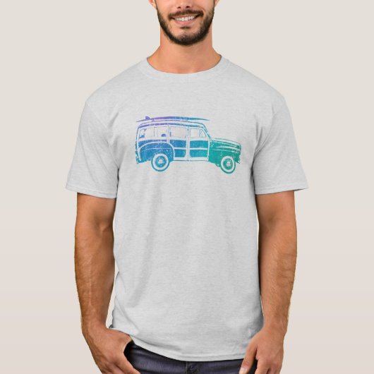  Woody Surven wagon T-shirt (Voorkant)