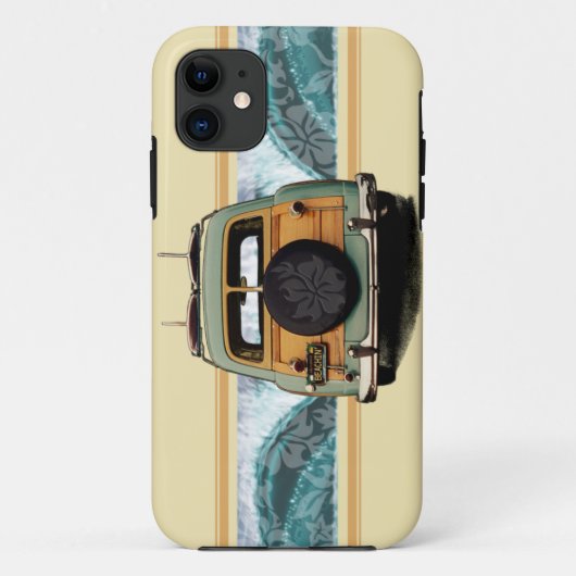 Woody Wave Surfer iPhone 5 Coques (Dos)