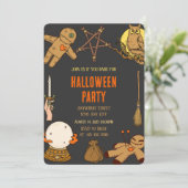Woody Witch Crafts Halloween Party Invitation (Debout devant)